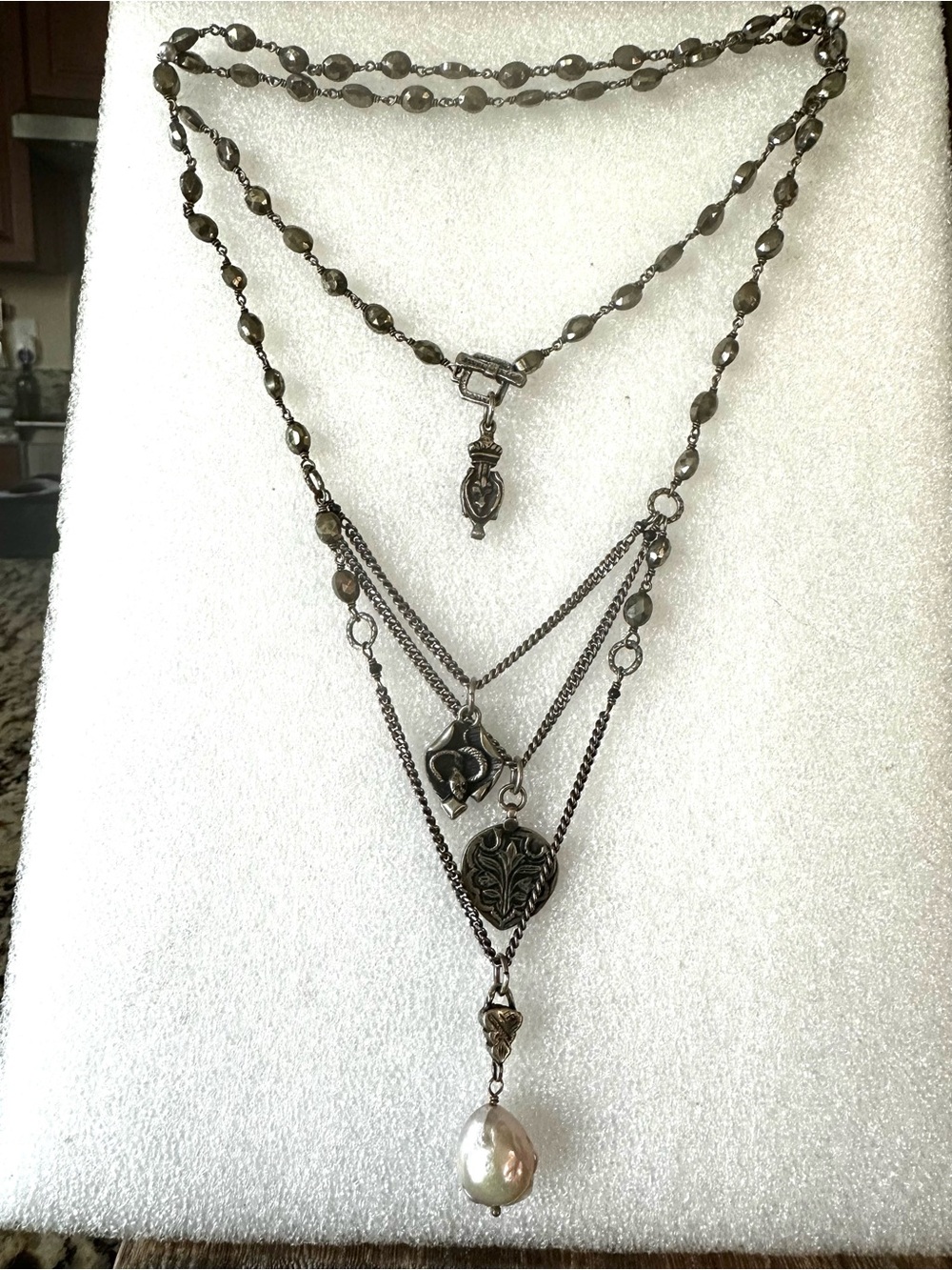 Love Heals 3 Tier necklace